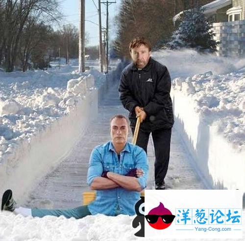 铲雪利器！哈哈