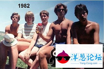 1982年五个帅小伙子的合影