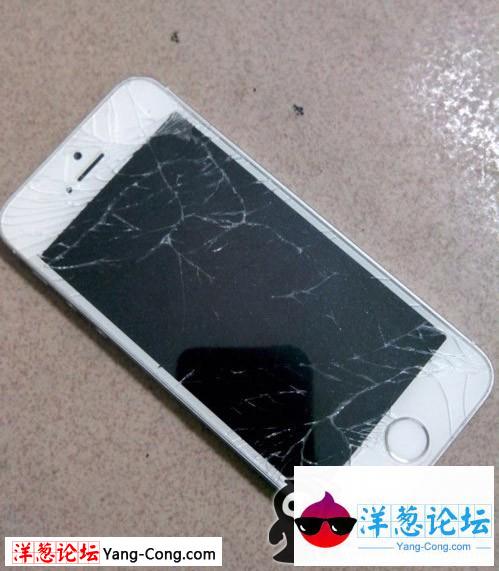 iPhone5s 的屏幕真不结实