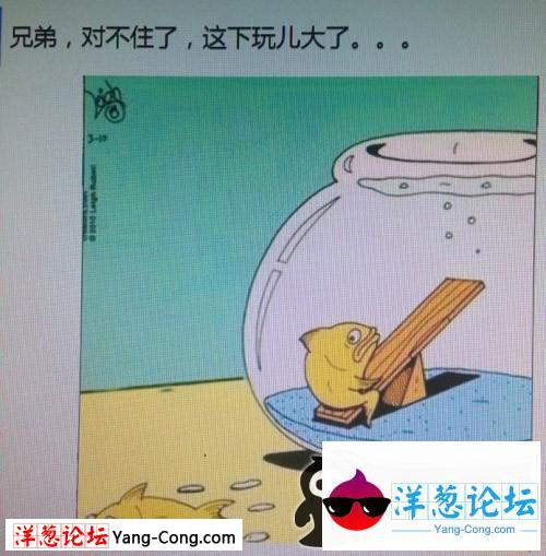 兄弟，对不住了。这下玩大了。