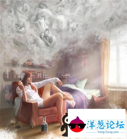 抽烟的幻觉，烟鬼，你到这个境界没？