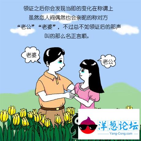 夫妻漫画 领证一年间