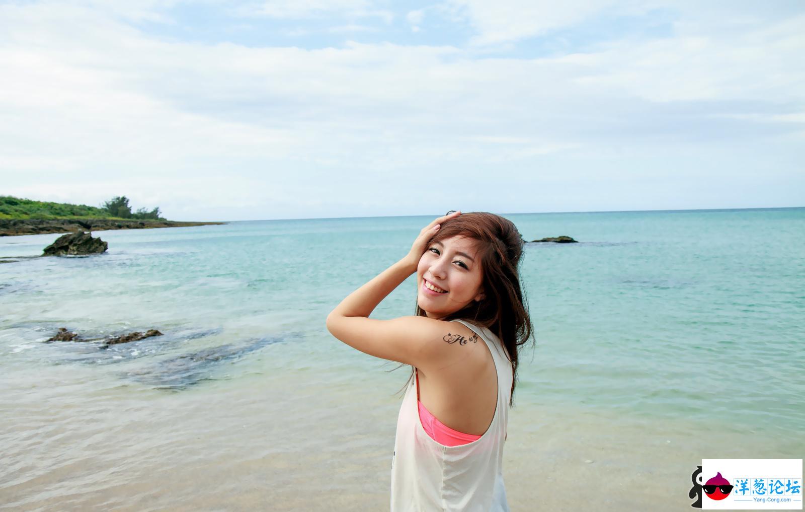 海边美女图片大全写真