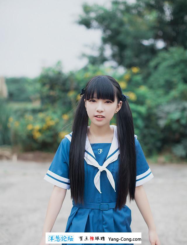 一个清纯美女夏休学生时代写真壁纸